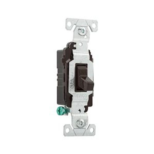 Main product image of Commercial Toggle Switch, #14-10 Awg 20A, 120/277V, Brown, Load Type: Motor Control, Fan, 1-Pole, CSB120B