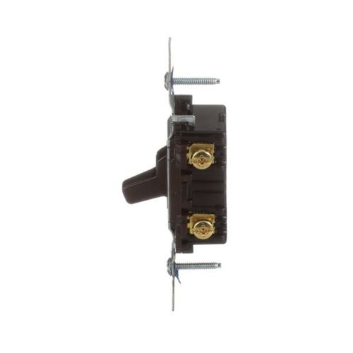 Main product image of Commercial Toggle Switch, #14-10 Awg 20A, 120/277V, Brown, Load Type: Motor Control, Fan, 1-Pole, CSB120B