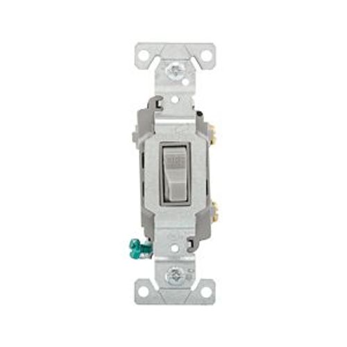 Main product image of Commercial Toggle Switch, #14-10 Awg 20A, 120/277V, Gray, Load Type: Motor Control, Fan, 1-Pole, CSB120GY