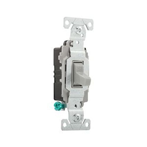 Main product image of Commercial Toggle Switch, #14-10 Awg 20A, 120/277V, Gray, Load Type: Motor Control, Fan, 1-Pole, CSB120GY