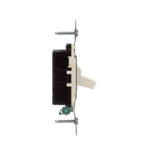 Main product image of Commercial Toggle Switch, #14-10 Awg 20A, 120/277V, Light Almond, Load Type: Motor Control, Fan, CSB120LA
