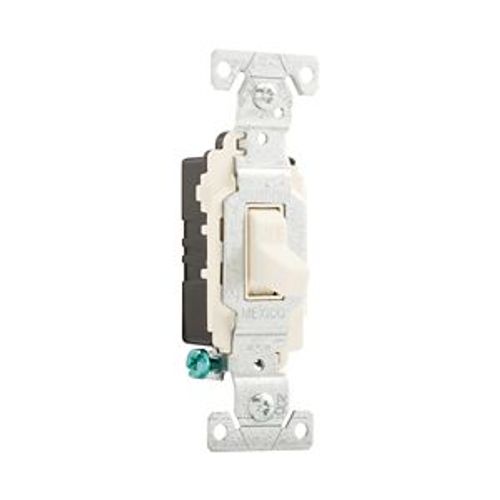 Main product image of Commercial Toggle Switch, #14-10 Awg 20A, 120/277V, Light Almond, Load Type: Motor Control, Fan, CSB120LA