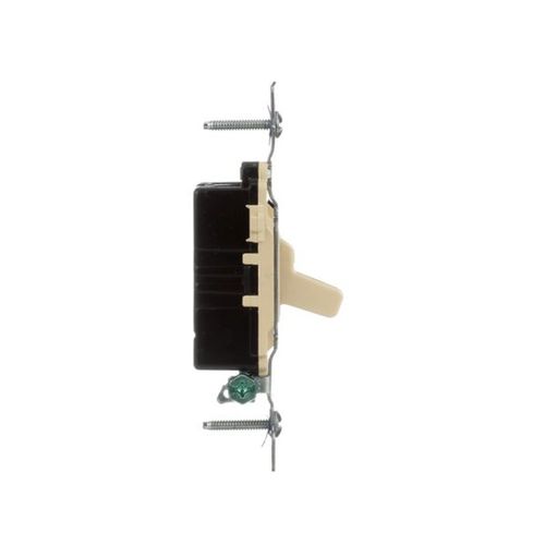 Main product image of Commercial Toggle Switch, #14-10 Awg 20A, 120/277V, Ivory, Load Type: Motor Control, Fan, 1-Pole, CSB120V