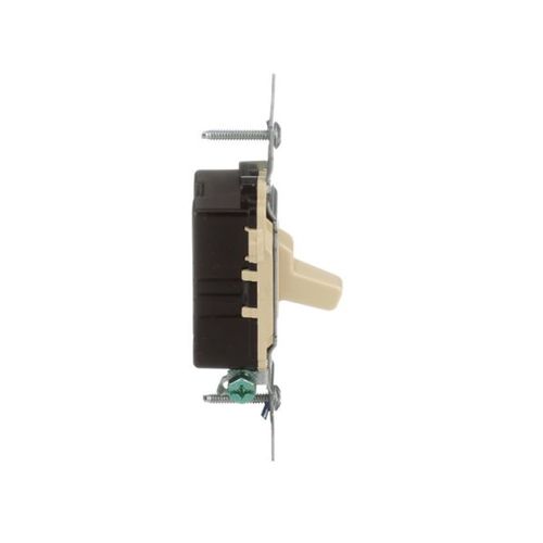 Main product image of Commercial Toggle Switch, #14-10 Awg 20A, 120/277V, Ivory, Load Type: Motor Control, Fan, 1-Pole, CSB120V