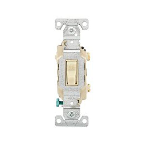 Main product image of Commercial Toggle Switch, #14-10 Awg 20A, 120/277V, Ivory, Load Type: Motor Control, Fan, 1-Pole, CSB120V