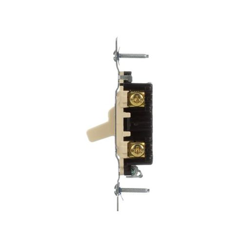 Main product image of Commercial Toggle Switch, #14-10 Awg 20A, 120/277V, Ivory, Load Type: Motor Control, Fan, 1-Pole, CSB120V