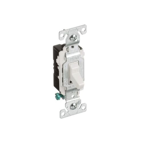 Main product image of Commercial Toggle Switch, #14-10 Awg 20A, 120/277V, Load Type: Motor Control, Fan, 1-Pole, Pvc, CSB120W