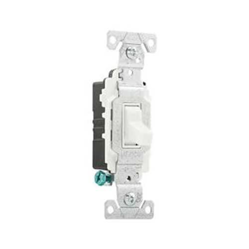 Main product image of Commercial Toggle Switch, #14-10 Awg 20A, 120/277V, Load Type: Motor Control, Fan, 1-Pole, Pvc, CSB120W