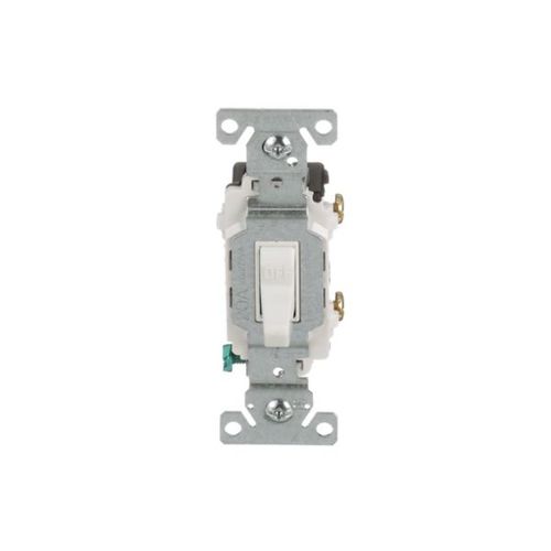 Main product image of Commercial Toggle Switch, #14-10 Awg 20A, 120/277V, Load Type: Motor Control, Fan, 1-Pole, Pvc, CSB120W