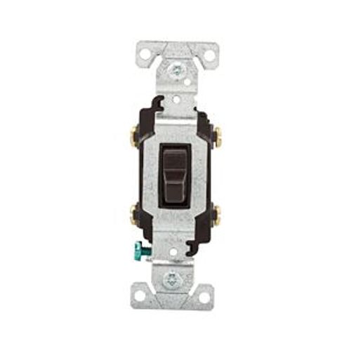 Main product image of Commercial Toggle Switch, #14-10 Awg 15A, 120/277V, Brown, Load Type: Motor Control, Fan, 2-Pole, CSB215B