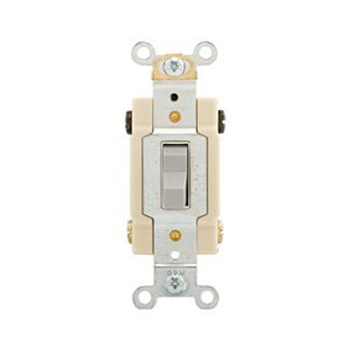 Main product image of Commercial Toggle Switch, #14-10 Awg 15A, 120/277V, Gray, Load Type: Motor Control, Fan, 2-Pole, CSB215GY