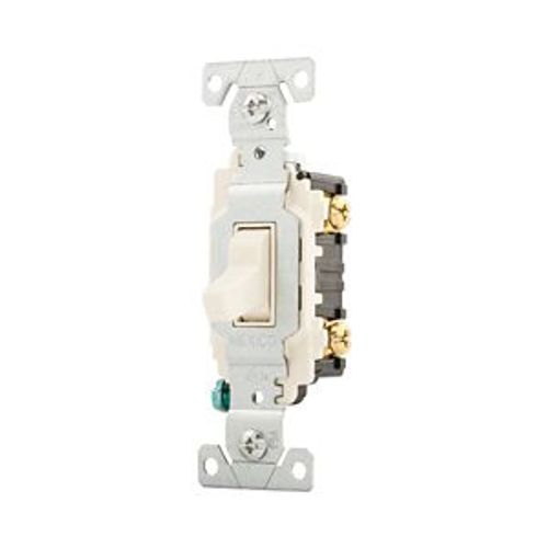 Main product image of Commercial Toggle Switch, #14-10 Awg 15A 120/277V, Light Almond, Load Type: Motor Control, Fan, CSB215LA