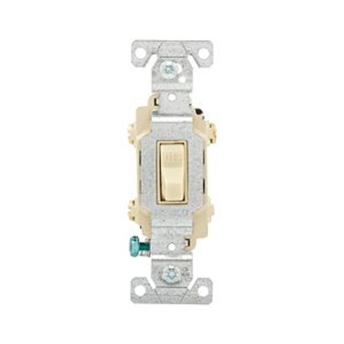 Main product image of Commercial Toggle Switch, #14-10 Awg 15A, 120/277V, Ivory, Load Type: Motor Control, Fan, 2-Pole, CSB215V