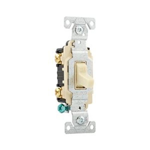 Main product image of Commercial Toggle Switch, #14-10 Awg 15A, 120/277V, Ivory, Load Type: Motor Control, Fan, 2-Pole, CSB215V
