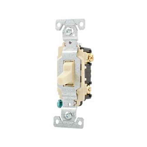 Main product image of Commercial Toggle Switch, #14-10 Awg 15A, 120/277V, Ivory, Load Type: Motor Control, Fan, 2-Pole, CSB215V