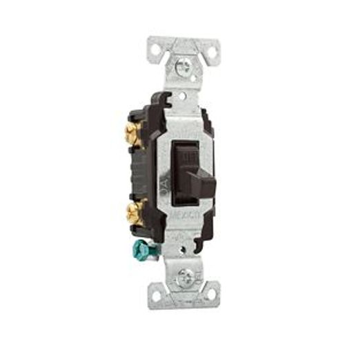 Main product image of Commercial Toggle Switch, #14-10 Awg 20A, 120/277V, Brown, Load Type: Motor Control, Fan, 2-Pole, CSB220B