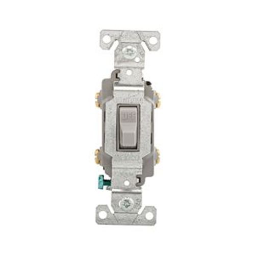Main product image of Commercial Toggle Switch, #14-10 Awg 20A, 120/277V, Gray, Load Type: Motor Control, Fan, 2-Pole, CSB220GY