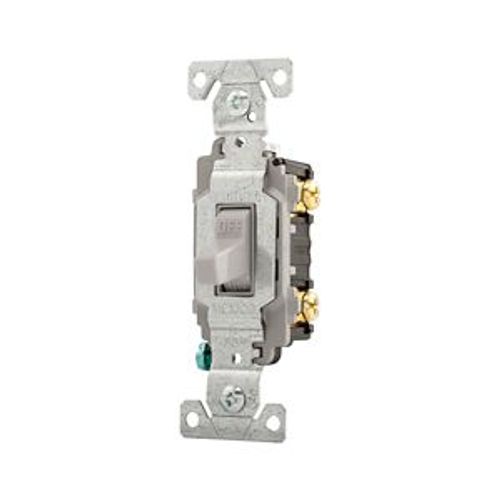 Main product image of Commercial Toggle Switch, #14-10 Awg 20A, 120/277V, Gray, Load Type: Motor Control, Fan, 2-Pole, CSB220GY