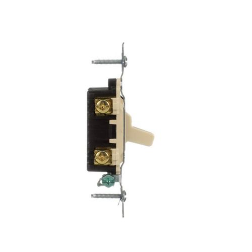 Main product image of Commercial Toggle Switch, #14-10 Awg 20A, 120/277V, Ivory, Load Type: Motor Control, Fan, 2-Pole, CSB220V
