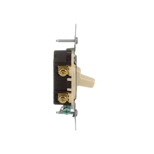 Main product image of Commercial Toggle Switch, #14-10 Awg 20A, 120/277V, Ivory, Load Type: Motor Control, Fan, 2-Pole, CSB220V