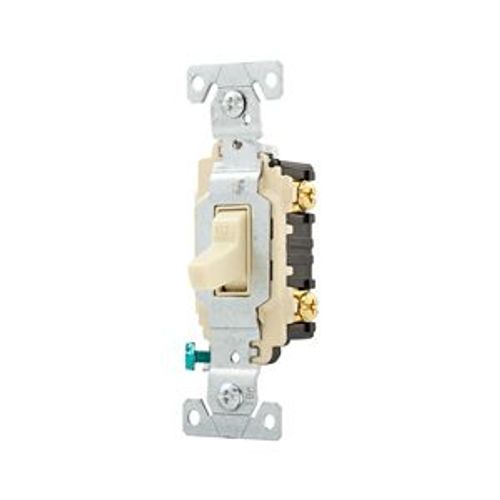 Main product image of Commercial Toggle Switch, #14-10 Awg 20A, 120/277V, Ivory, Load Type: Motor Control, Fan, 2-Pole, CSB220V
