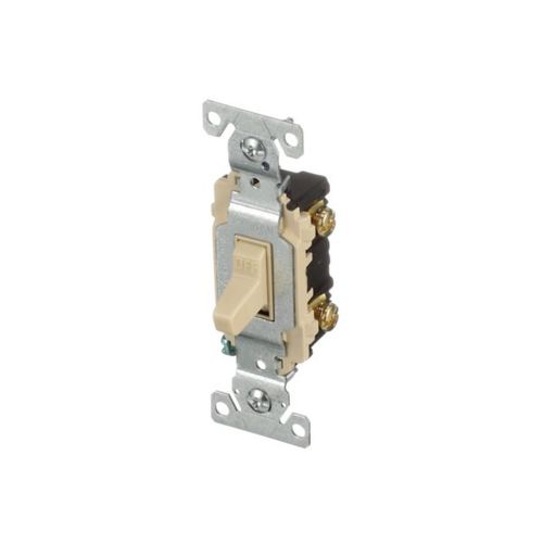 Main product image of Commercial Toggle Switch, #14-10 Awg 20A, 120/277V, Ivory, Load Type: Motor Control, Fan, 2-Pole, CSB220V