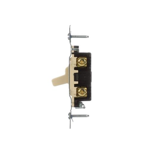 Main product image of Commercial Toggle Switch, #14-10 Awg 20A, 120/277V, Ivory, Load Type: Motor Control, Fan, 2-Pole, CSB220V