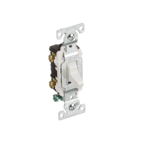 Main product image of Commercial Toggle Switch, #14-10 Awg 20A, 120/277V, Load Type: Motor Control, Fan, 2-Pole, CSB220W
