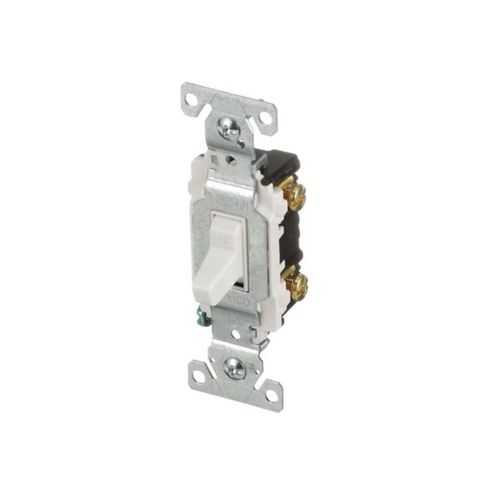 Main product image of Commercial Toggle Switch, #14-10 Awg 20A, 120/277V, Load Type: Motor Control, Fan, 2-Pole, CSB220W