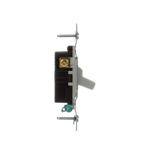 Main product image of Commercial Grade Toggle Switch, #14-10 Awg, 20A, 120/277V, Back & Side, Screw, Gray, 3-Way, CSB320GY