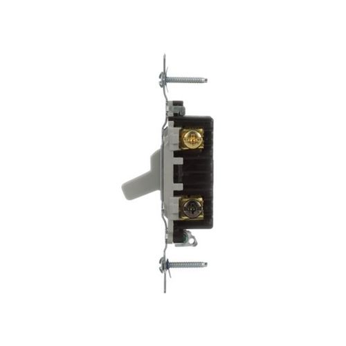 Main product image of Commercial Grade Toggle Switch, #14-10 Awg, 20A, 120/277V, Back & Side, Screw, Gray, 3-Way, CSB320GY