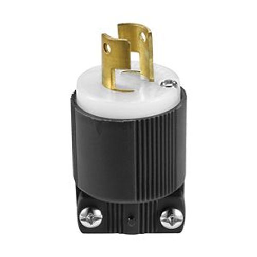 Main product image of Safety Grip Locking Plug, #16-12 Awg 20A, 250V, Safety Grip, L2-20, 2-Pole, 2-Wire, 0.38 To 1 In, CWL220P-6