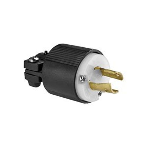 Main product image of Safety Grip Locking Plug, #16-12 Awg 20A, 250V, Safety Grip, L2-20, 2-Pole, 2-Wire, 0.38 To 1 In, CWL220P-6