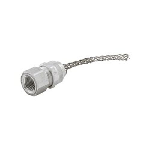 Main product image of Strain Relief Deluxe Cord Grip, Straight, 0.25-0.31" Cord Dia. 1/2" Fitting, Female Mesh Body, DC100250-F