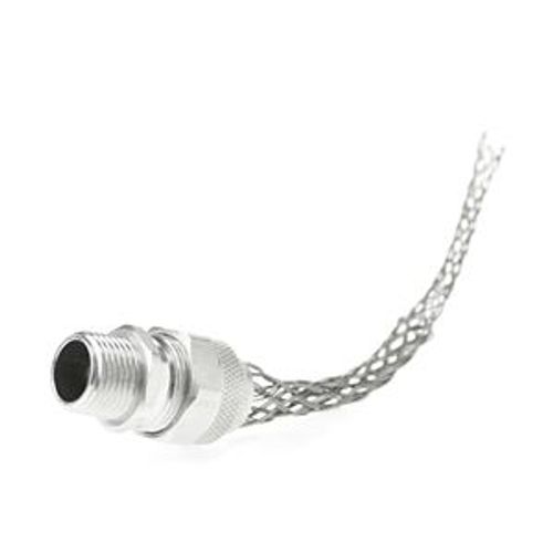Main product image of Support Cord Grip, Straight, 0.50-0.63" Cord Dia., 1/2" Fitting, Male Mesh Body, Npt Thread, DC100500
