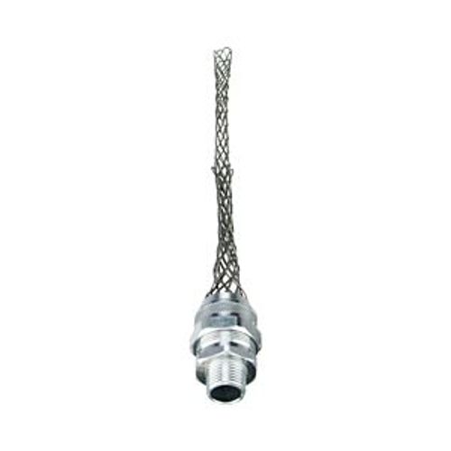 Main product image of Strain Relief Deluxe Cord Grip, Straight, 0.63-0.75" Cord Dia. 1/2" Fitting, Male Mesh Body, DC100625