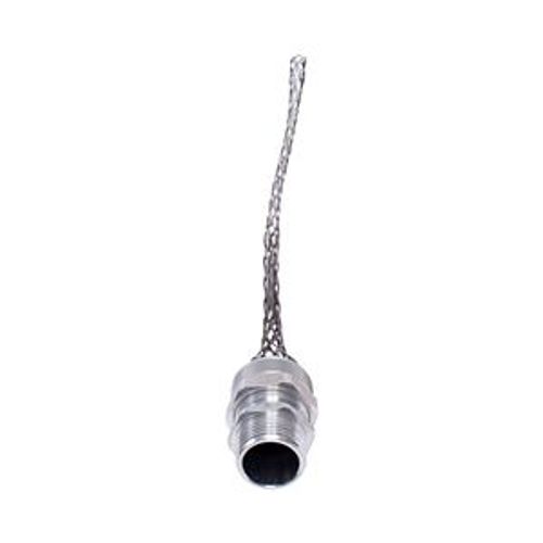 Main product image of Strain Relief Deluxe Cord Grip, Straight, 0.63-0.75" Cord Dia. 1" Fitting, Male Mesh Body, DC300625