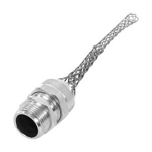 Main product image of Strain Relief Deluxe Cord Grip, Straight, 0.75-0.88" Cord Dia. 1" Fitting, Male Mesh Body, DC300750