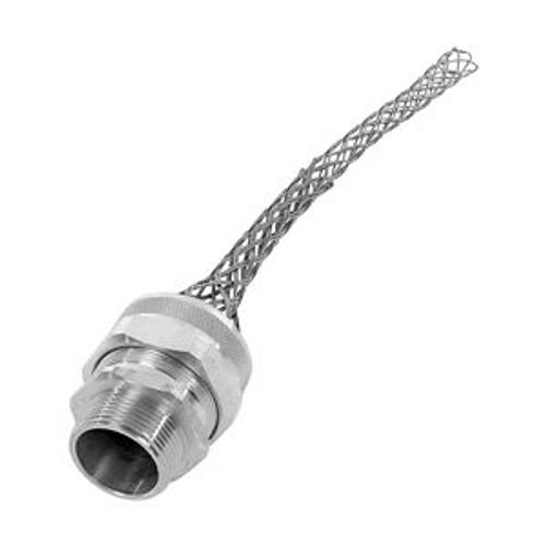 Main product image of Strain Relief Deluxe Cord Grip, Straight, 0.75-0.88" Cord Dia. 1-1/4" Fitting, Male Mesh Body, DC400750