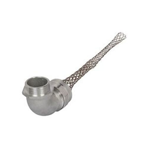Main product image of Strain Relief Deluxe Cord Grip, 90 Degree, 1.31-1.44" Cord Dia. 2" Fitting, Male Mesh Body, DC6001312-90