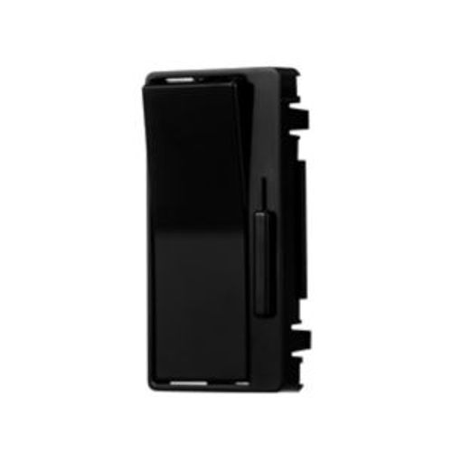 Main product image of Dimmer Color Change Faceplate, Black, Indoor, Decorator Style, DCK1-BK