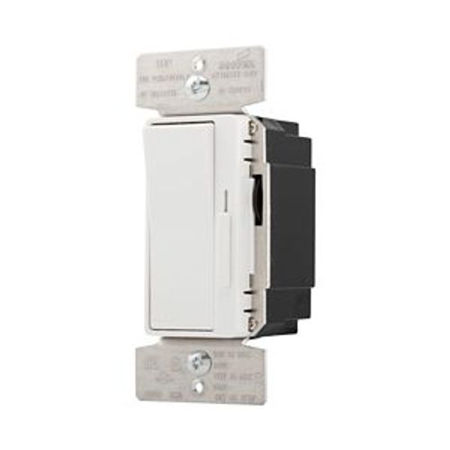Main product image of Decorator Dimmer, Preset Feature, #14 -12 Awg 120/277V, Slide Actuator, 1000 Sq Ft, DF10P-C4