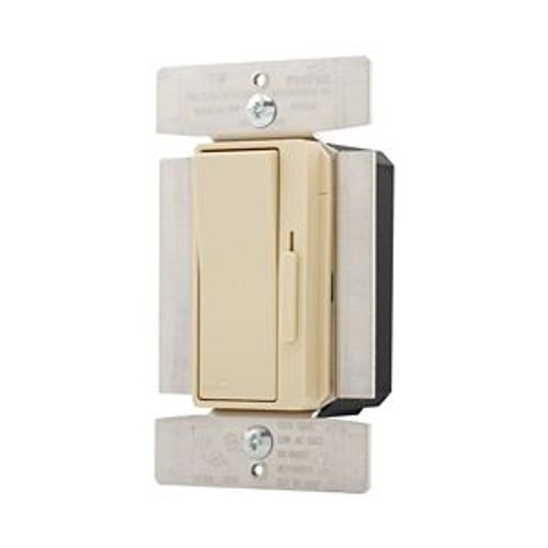 Main product image of Decorator Dimmer, Preset Feature, #14 -12 Awg 120V, Slide Actuator, Wire Lead Connect, Ivory, DI10P-V