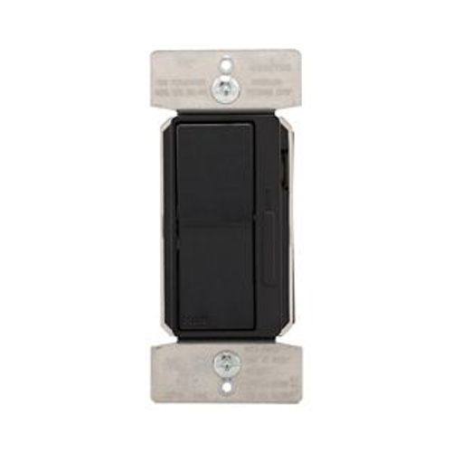 Main product image of Decorator Dimmer, Preset Feature, #14 -12 Awg 120V, Slide Actuator, Black, 1-Pole, 3-Way, DLC03P-BK