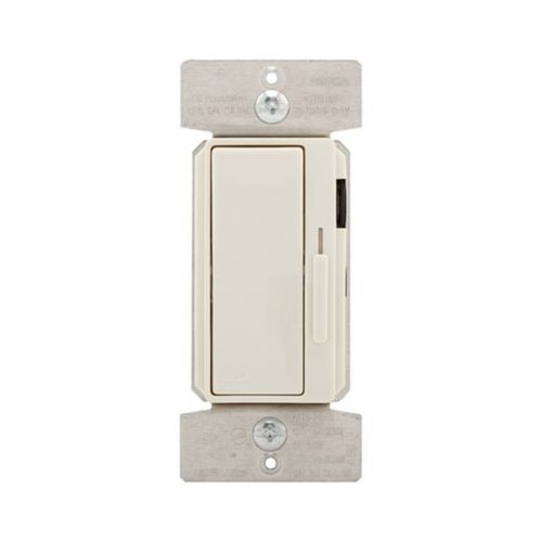 Main product image of Decorator Dimmer, Preset Feature, #14-12 Awg 120V, Slide Actuator, Light Almond, 1-Pole, 3-Way, DLC03P-LA