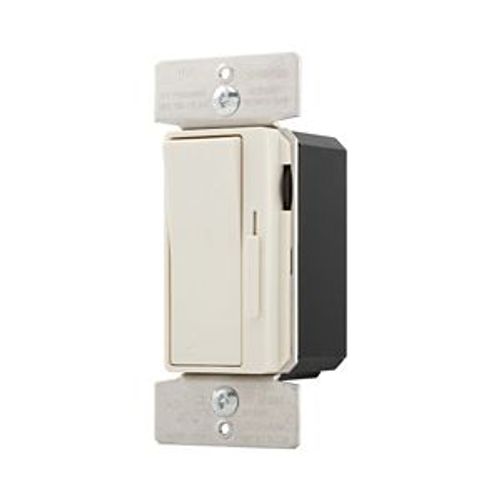 Main product image of Decorator Dimmer, Preset Feature, #14-12 Awg 120V, Slide Actuator, Light Almond, 1-Pole, 3-Way, DLC03P-LA