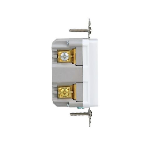 Main product image of Plt Wi-Fi Smart Duplex Receptacle, Neutral Required, 120V, Split Control 15A, 1/2 Hp, 120V, EWFTRCR15-W-BX-L