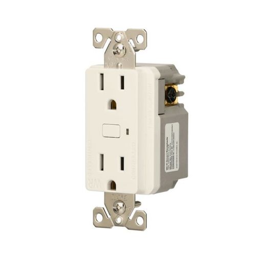 Main product image of Plt Wi-Fi Smart Duplex Receptacle, Weather Resistant, 120V, Split Control 15A, 1/2 Hp, 120V, EWFWRCR15-W-BX-L