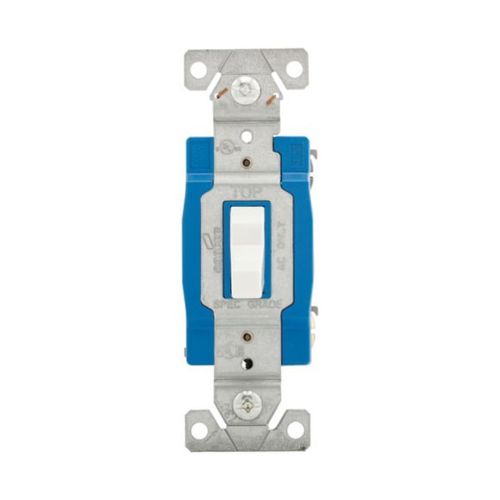 Main product image of Ezlink Modular Toggle Switch, 15 A, 120-277 Vac, 60 Hz, Three-Pole, Four-Wire, Red, EZ1203RD