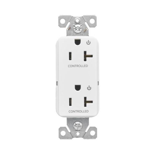 Main product image of Ezlink Modular Decorator Receptacle, 20 A, 125 Vac, 60 Hz, Dual Controlled, 3-Wire, Red, EZ6362CDRD